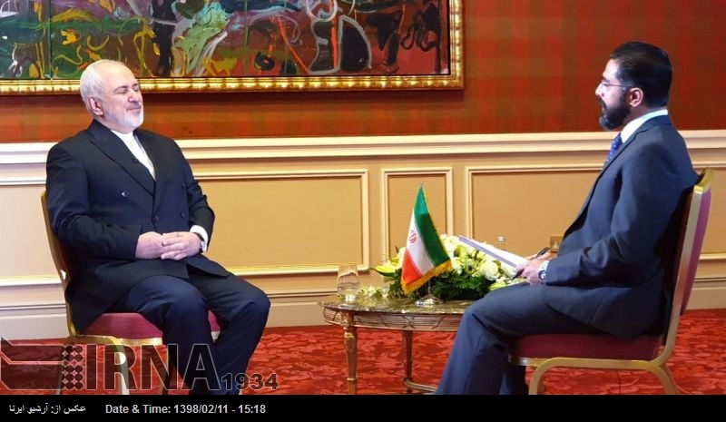 Zarif reitera que ningún iraní claudicará ante las presiones estadounidenses Zarif reitera que ningún iraní claudicará ante las presiones estadounidenses