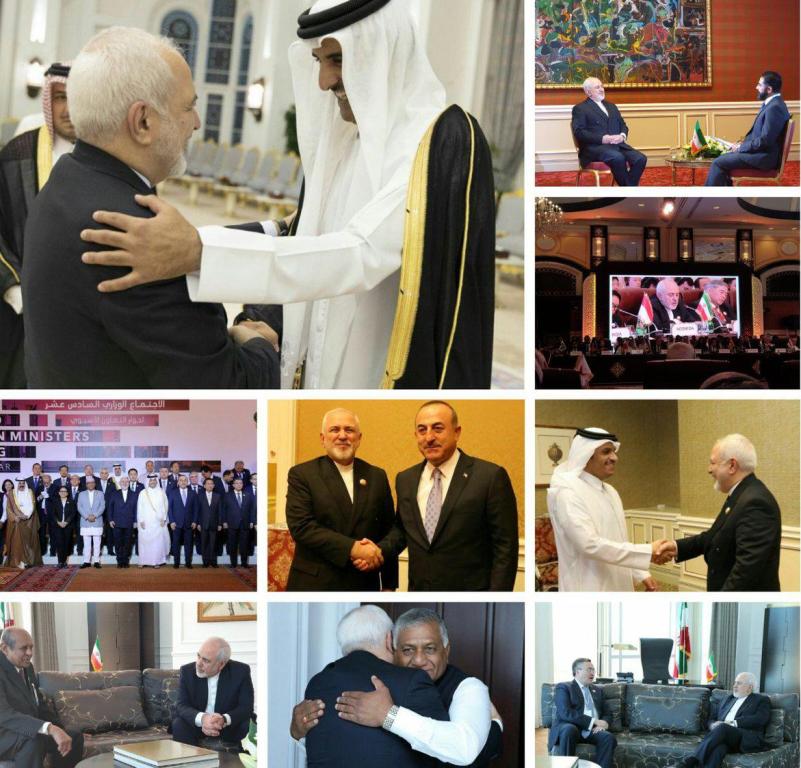 ظريف : لقد سلطت الضوء في الدوحة علي ضرورة كبح الاحادية التوسعية ظريف : لقد سلطت الضوء في الدوحة علي ضرورة كبح الاحادية التوسعية