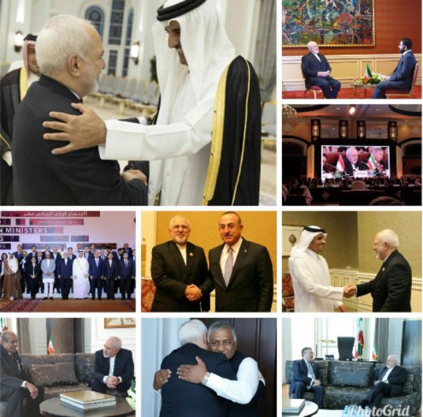Zarif hails his important talks in Qatar Zarif hails his important talks in Qatar