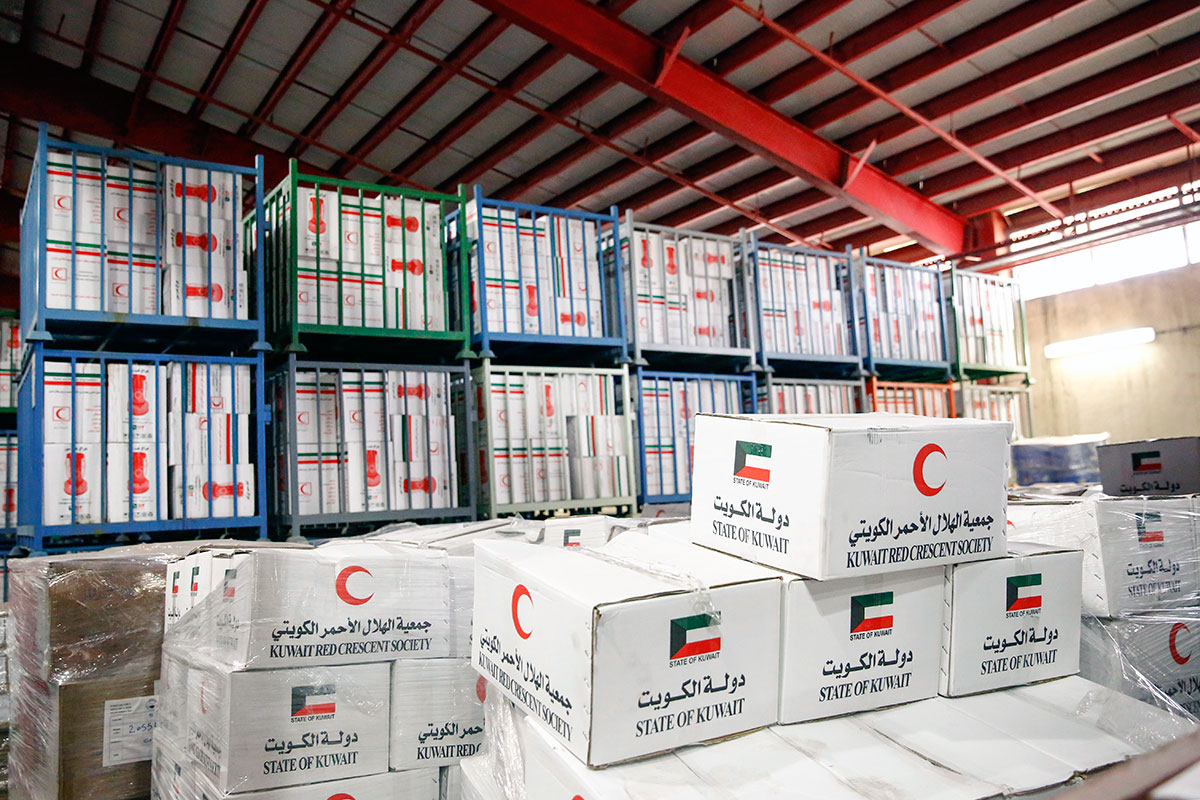 Kuwaiti shipment of aid to flood-affected Iranians delivered