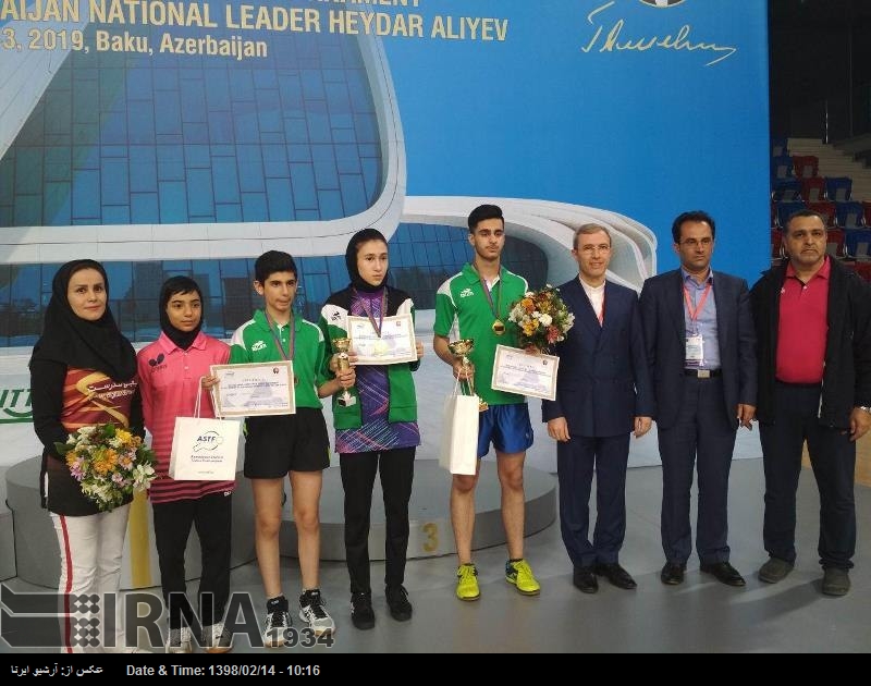 Irán se proclama vencedor del Campeonato Internacional de Tenis de Mesa celebrado en Bakú Irán se proclama vencedor del Campeonato Internacional de Tenis de Mesa celebrado en Bakú