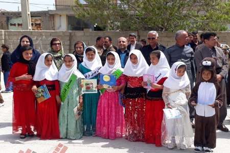 كتابخانه روستای «قزلقوپی» در مهاباد افتتاح شد