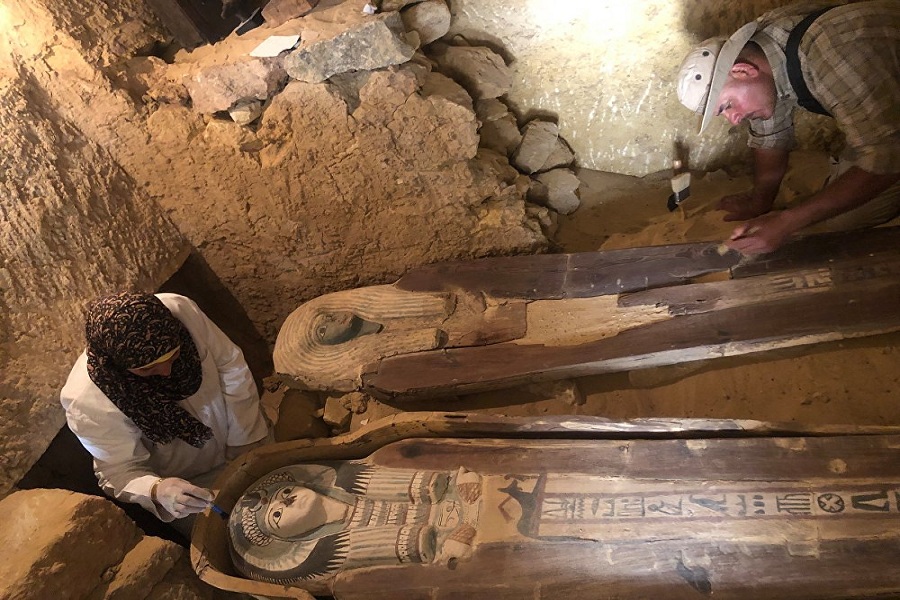 دو مقبره 4500 ساله در جیزه مصر كشف شد