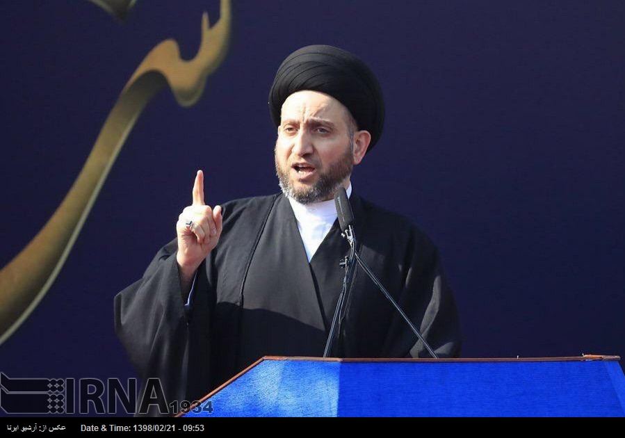 عراق، ایران امریکہ کے درمیان ثالث بنے: عمار حکیم عراق، ایران امریکہ کے درمیان ثالث بنے: عمار حکیم