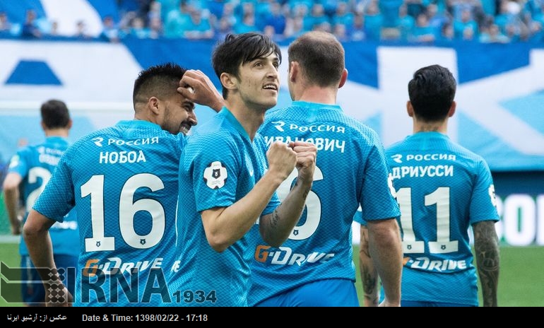 Сердар Азмун сегодня впервые поднимает чемпионский кубок РПЛ Сердар Азмун сегодня впервые поднимает чемпионский кубок РПЛ
