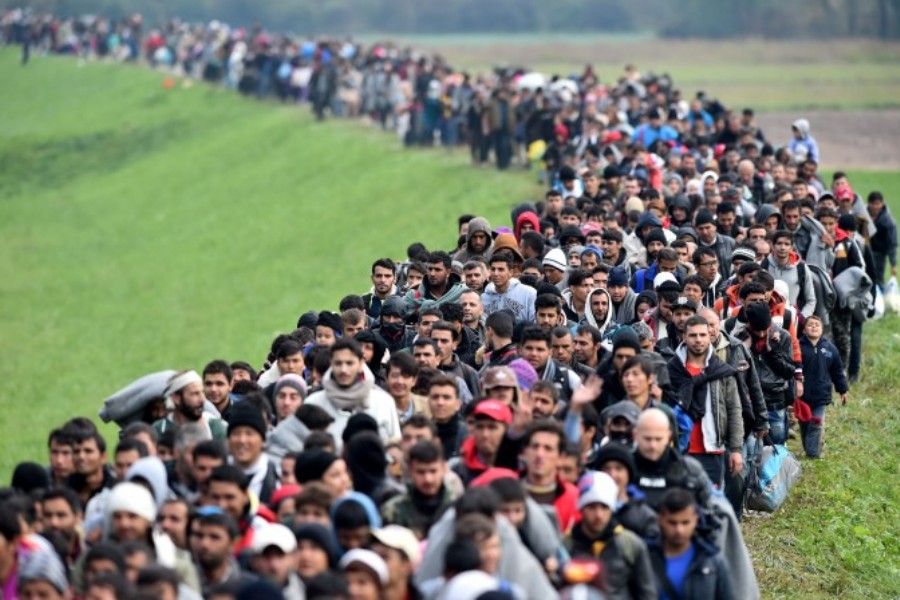 Flow of new migrants; serious threat for Europeans Flow of new migrants; serious threat for Europeans