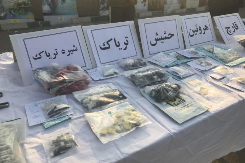 ضبط 16219 كيلوغرام من المخدرات في ايران ضبط 16219 كيلوغرام من المخدرات في ايران