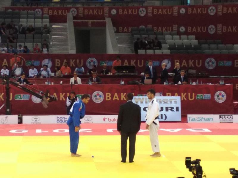 Iran's judo fighter knocks out Brazilian rival in Baku Iran's judo fighter knocks out Brazilian rival in Baku