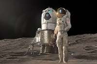 ماه میزبان یك بانوی فضانورد می‌شود