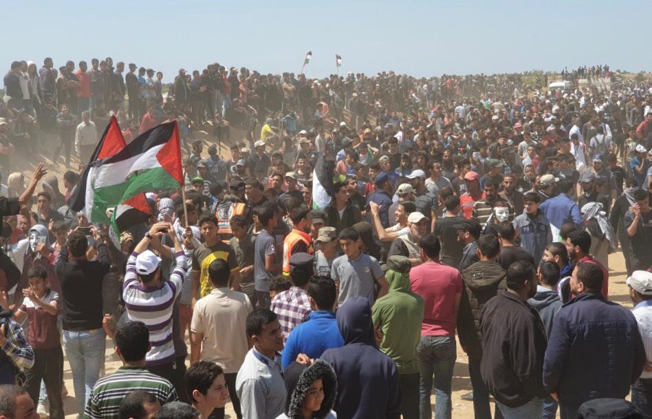 بمناسبة مرور 71 عاما علي النكبة..الفلسطينيون يخرجون في مسيرات حاشدة داخل الضفة الغربية وغزة بمناسبة مرور 71 عاما علي النكبة..الفلسطينيون يخرجون في مسيرات حاشدة داخل الضفة الغربية وغزة