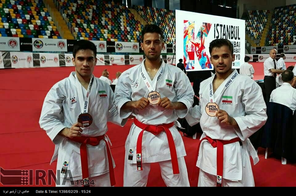 Иранская мужская тройка ката завоевала бронзу в Премьер-лиге Karate1 Иранская мужская тройка ката завоевала бронзу в Премьер-лиге Karate1