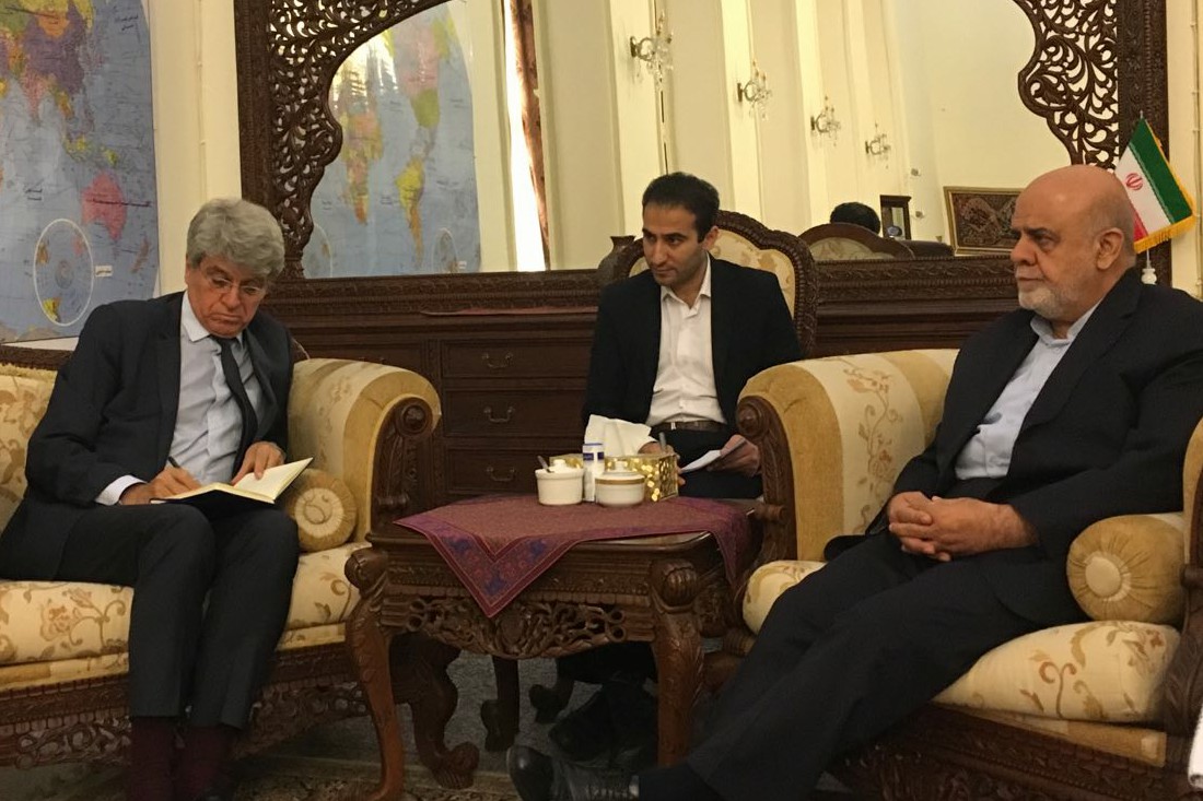 Les ambassadeurs d'Iran et de France à Bagdad s'entretiennent des dernières évolutions régionales Les ambassadeurs d'Iran et de France à Bagdad s'entretiennent des dernières évolutions régionales