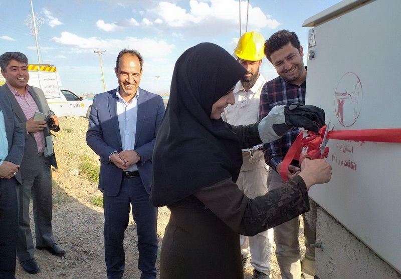 2 طرح روشنايي در بهاباد به بهره برداري رسيد 2 طرح روشنايي در بهاباد به بهره برداري رسيد