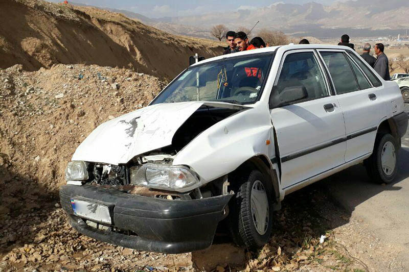 واژگوني پرايد در كردستان يك كشته بر جا گذاشت