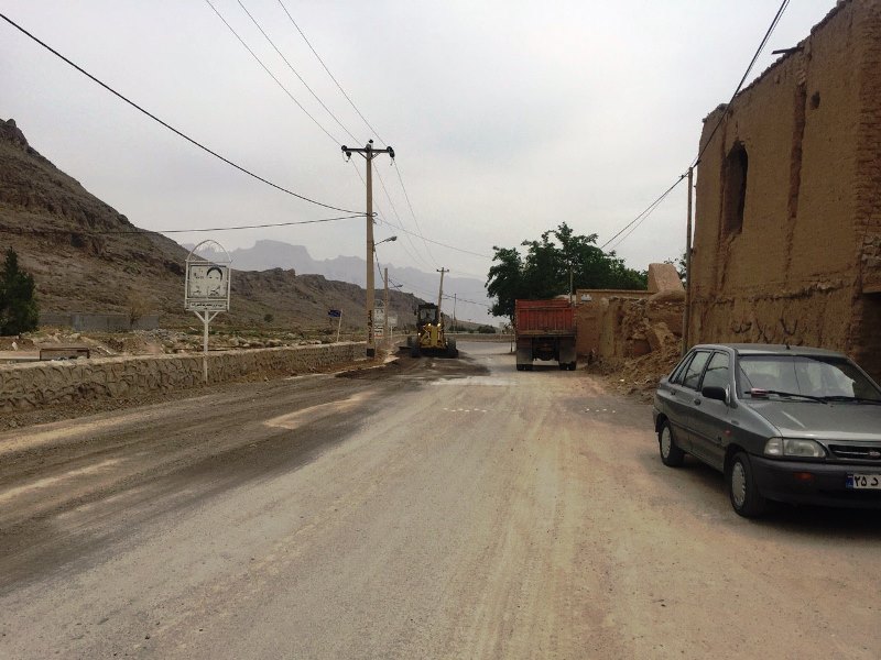 برخي معابر روستايي مهريز مرمت و بهسازي شد