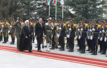 استقبال رسمی دکتر روحانی از رییس جمهوری آذربایجان